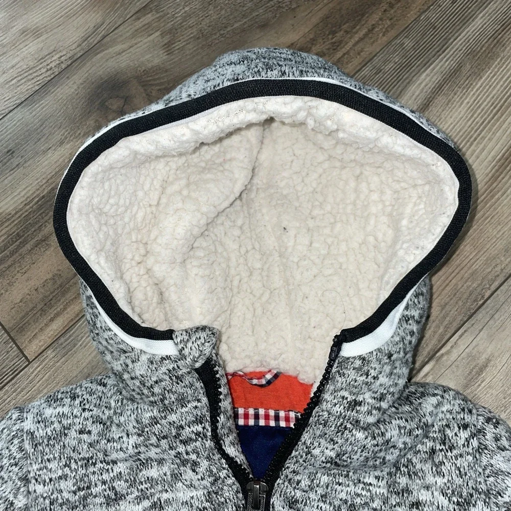Gray Ben Sherman Baby/Toddler Hooded Jacket‎ Coat Zipper Size 24 Months